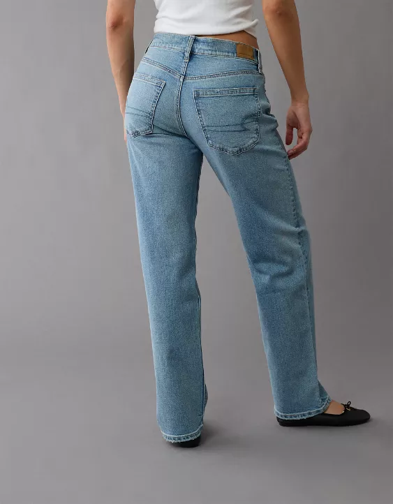 American Eagle AE Strigid Low-Rise Ex-Boyfriend Jean