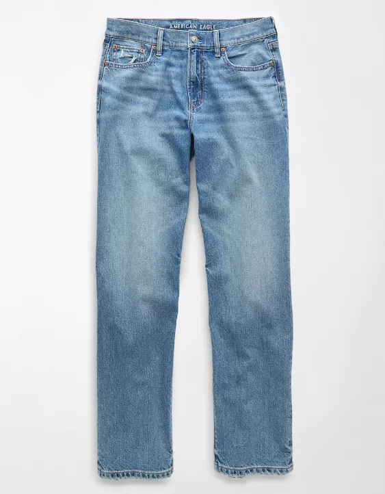 American Eagle AE Strigid Low-Rise Ex-Boyfriend Jean
