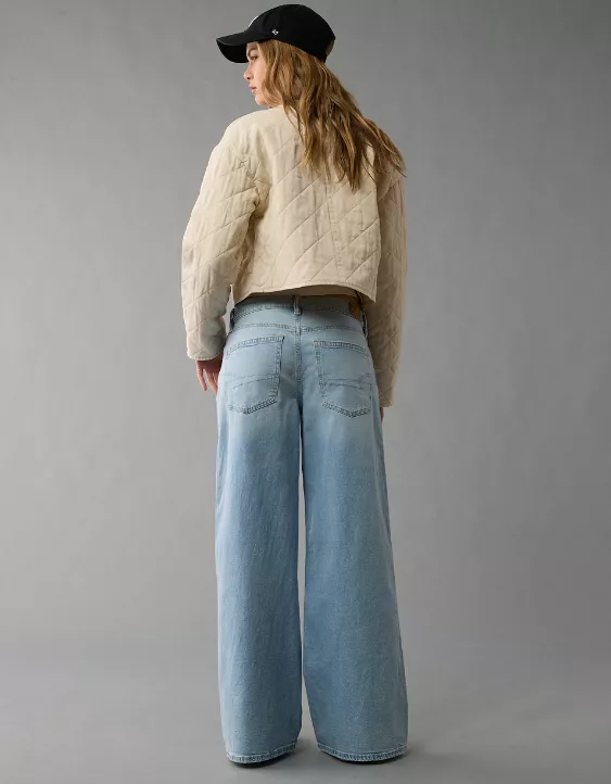American Eagle AE Strigid Low-Rise Ultra Wide-Leg Jean