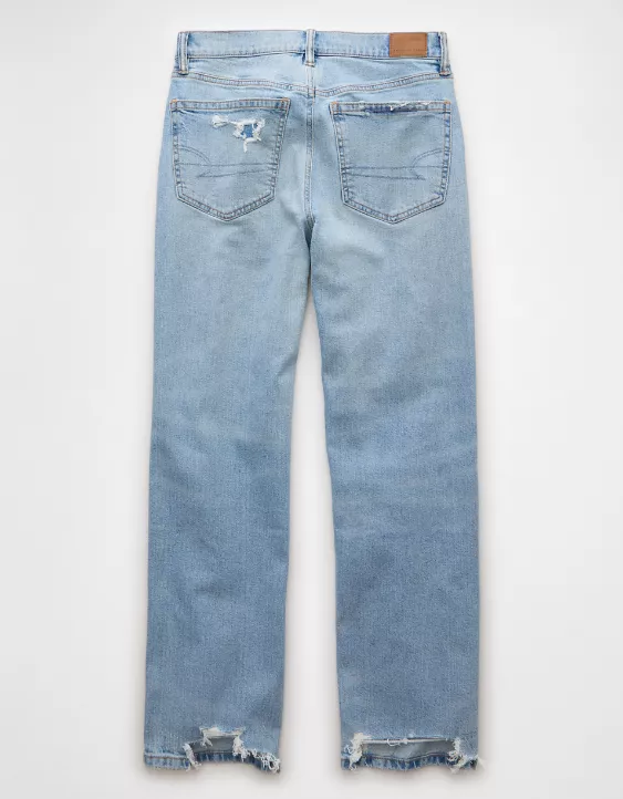 American Eagle AE Strigid Ripped Low-Rise Ex-Boyfriend Jean