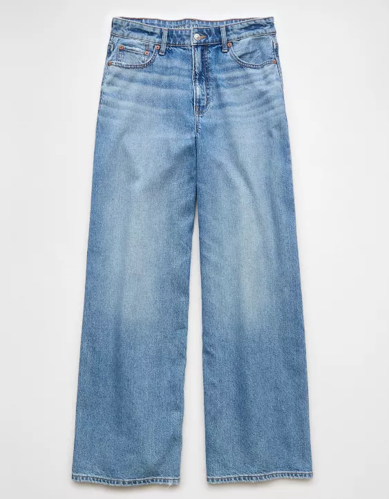 American Eagle AE Strigid Super High-Waisted Ultra Wide-Leg Jean