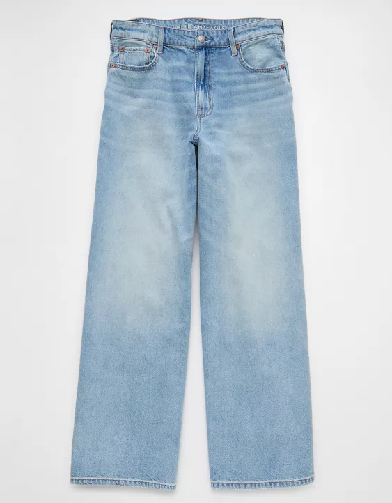 American Eagle AE Strigid Super High-Waisted Ultra Wide-Leg Jean
