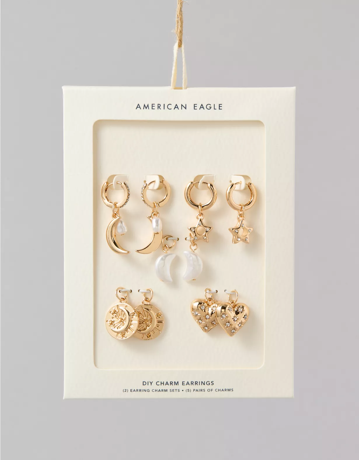 American Eagle AEO Celestial DIY Charm Kit Earrings