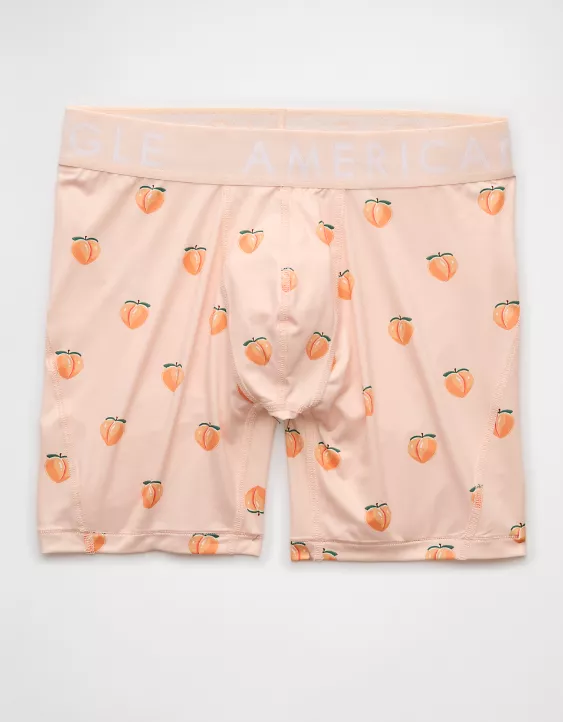 American Eagle AEO Men's Peaches 6" Flex Boxer Brief