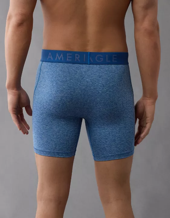 American Eagle AEO Men's Space Dye 6" Flex Boxer Brief