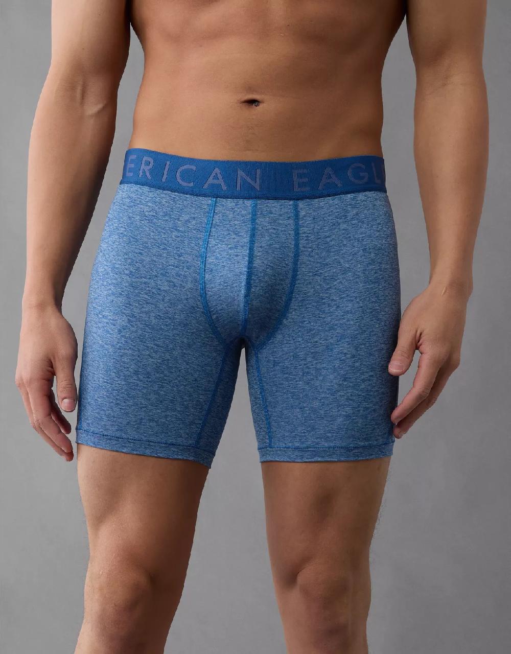 american eagle AEO Men's Space Dye 6" Flex Boxer Brief
