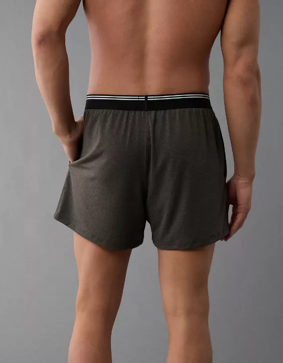 American Eagle AEO Men's Ultra Soft Pocket Boxer Short
