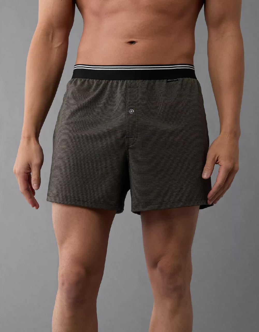 american eagle AEO Men's Ultra Soft Pocket Boxer Short