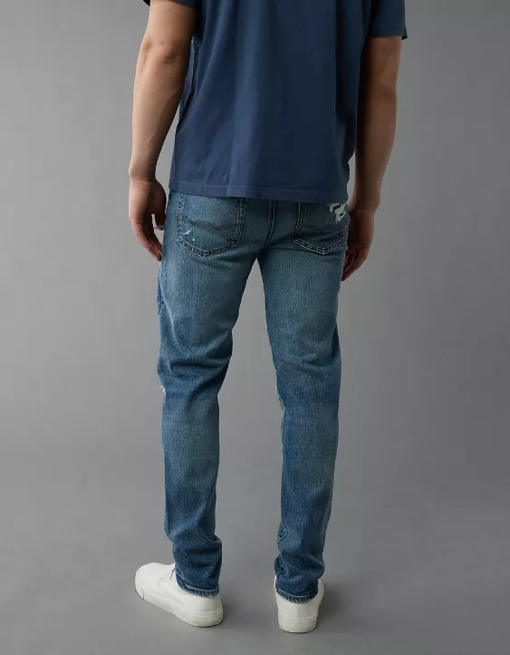 American Eagle AE AirFlex+ Patched Skinny Jean