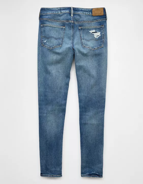 American Eagle AE AirFlex+ Patched Skinny Jean