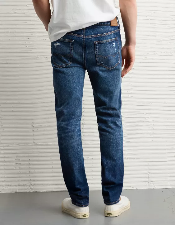 American Eagle AE AirFlex+ Patched Skinny Jean