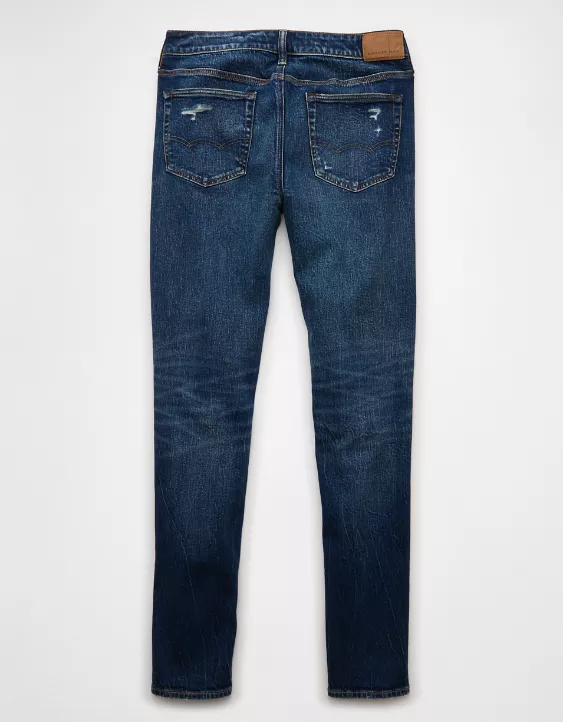 American Eagle AE AirFlex+ Patched Skinny Jean