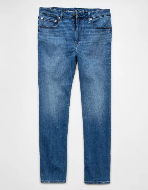 American Eagle AE AirFlex+ Relaxed Straight Jean