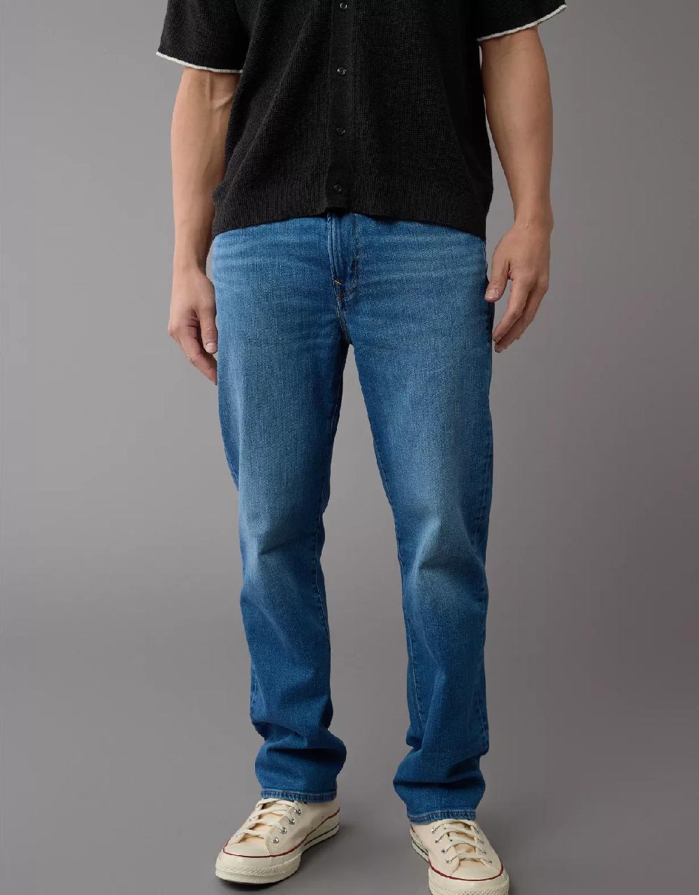 american eagle AE AirFlex+ Relaxed Straight Jean