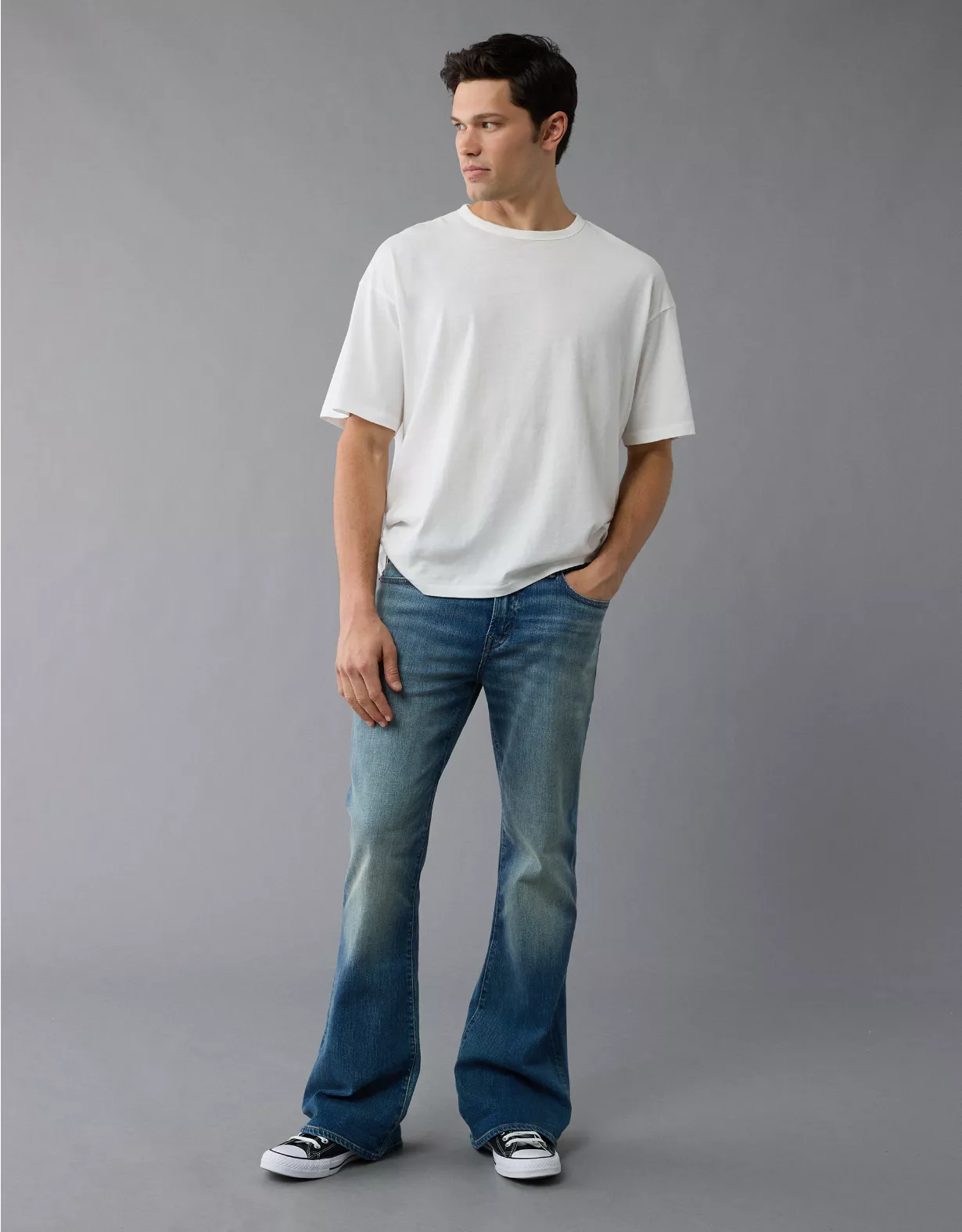 american eagle AE AirFlex+ Slim Flare Jean