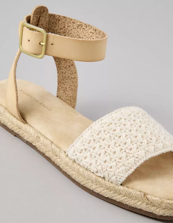American Eagle AE Ankle Strap Espadrille Sandal