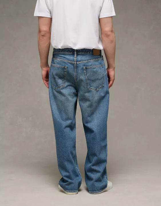 American Eagle AE Baggy Pleated Jean