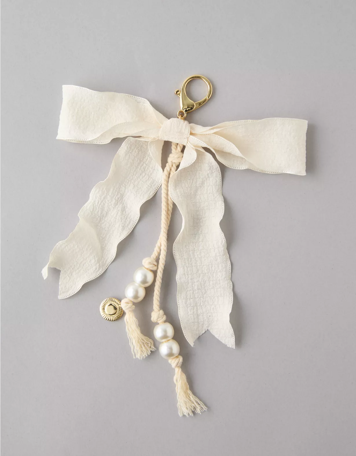 american eagle AE Bow & Cord Bag Charm