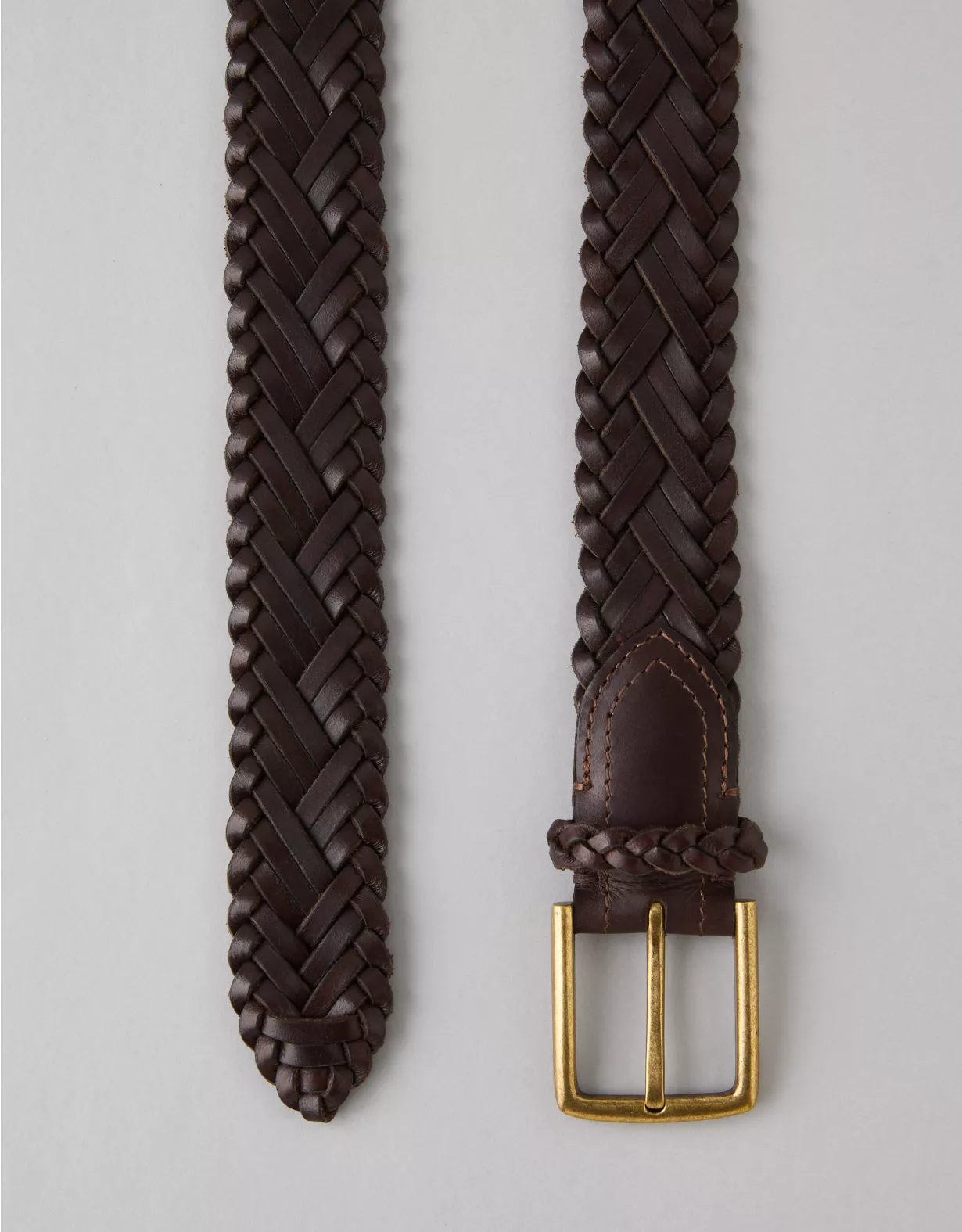 American Eagle AE Braided Leather Belt