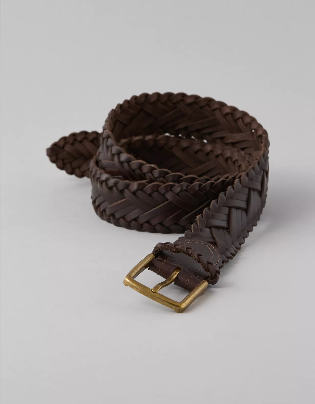 american eagle AE Braided Leather Belt