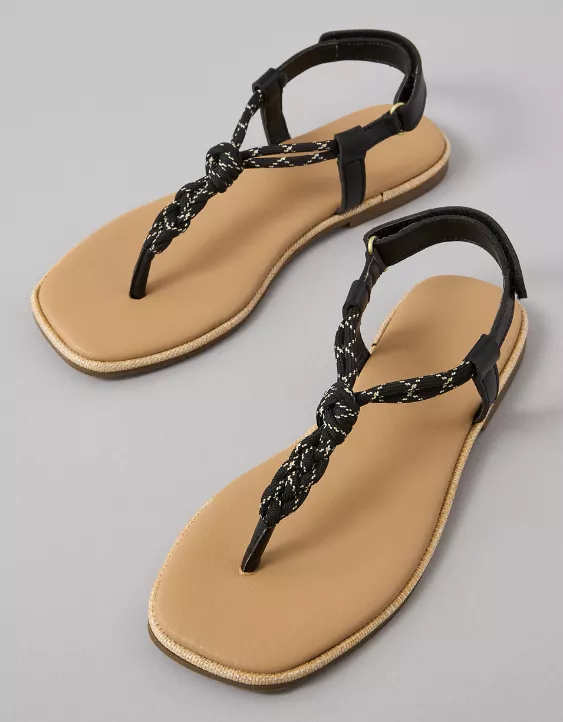 American Eagle AE Braided Thong Sandal