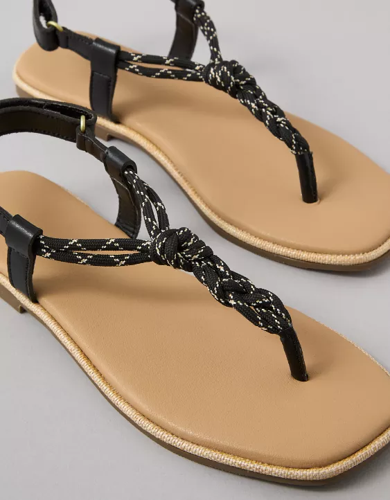 American Eagle AE Braided Thong Sandal