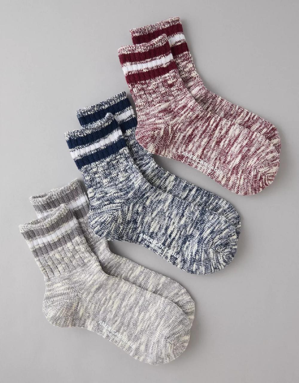 American Eagle AE Camp Socks 3-Pack