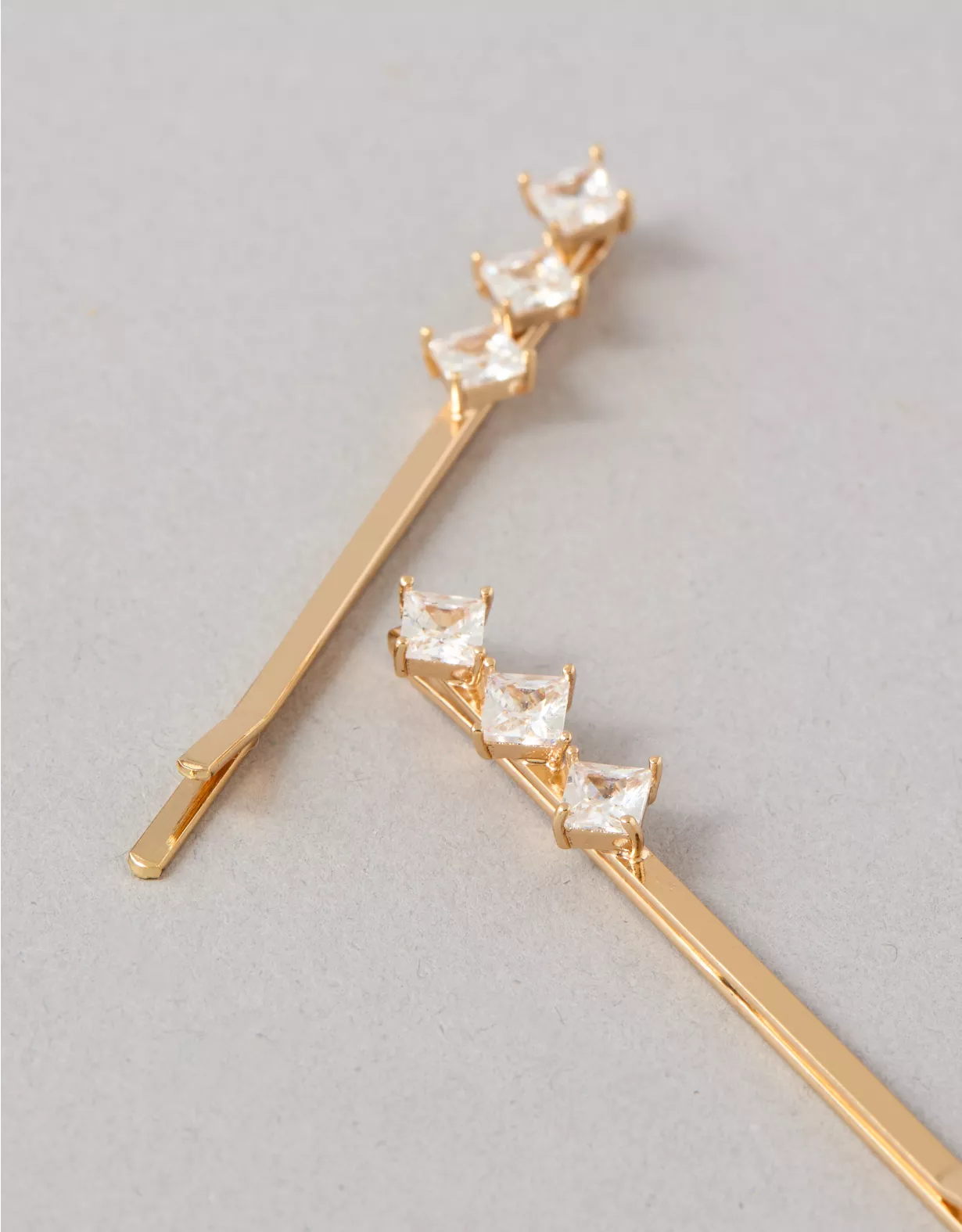American Eagle AE Dainty Crystal Bobby Pins 2-Pack