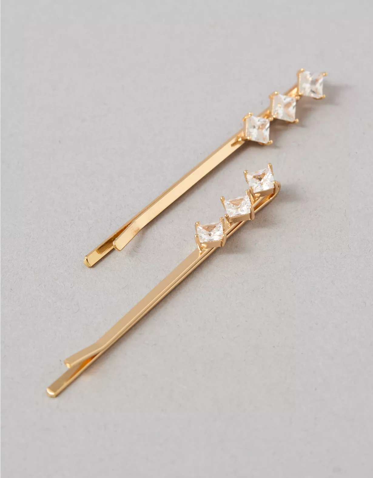 american eagle AE Dainty Crystal Bobby Pins 2-Pack