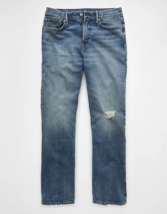 American Eagle AE EasyFlex Baggy Ripped Jean