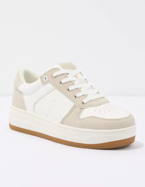 American Eagle AE Embroidered Platform Sneaker