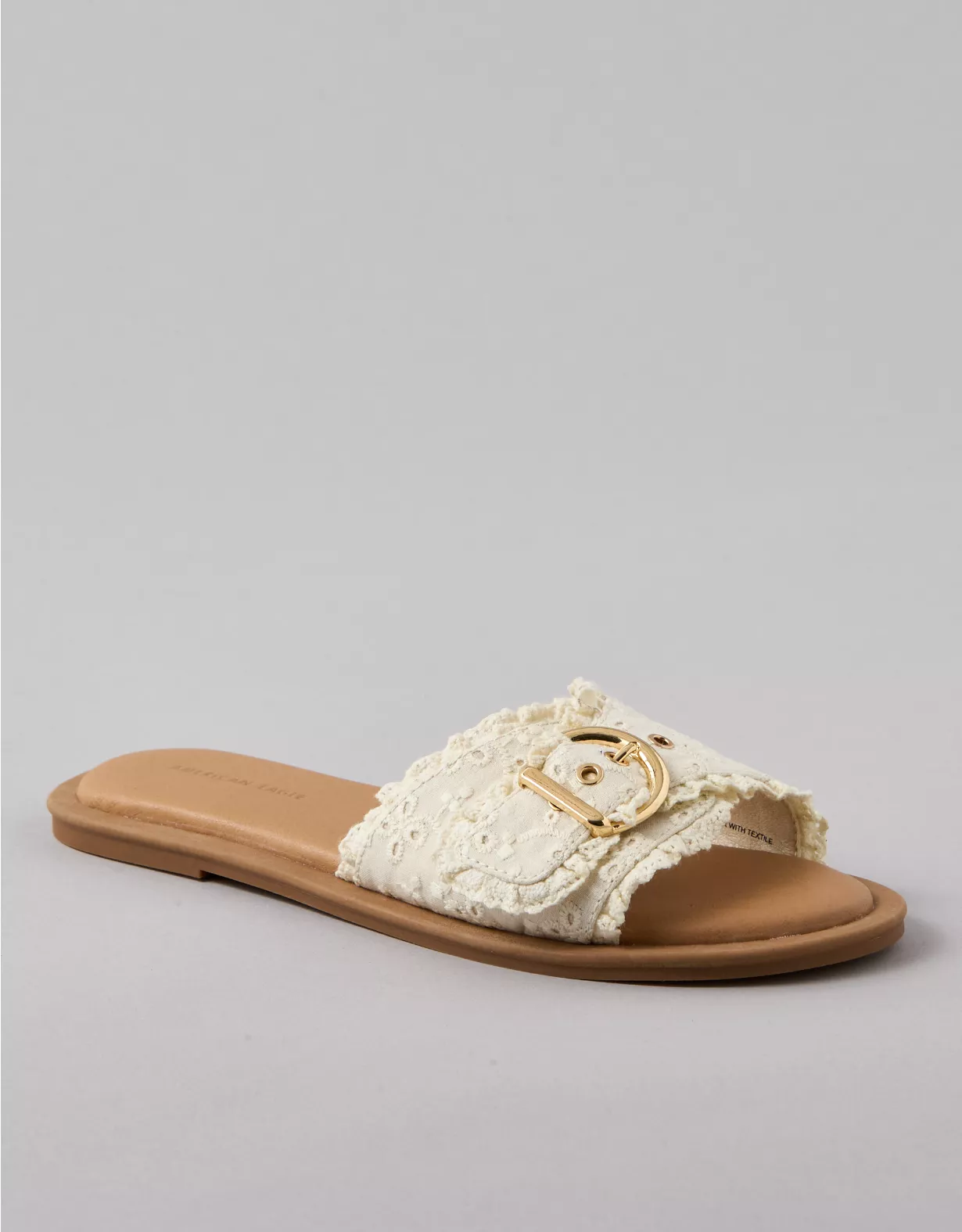 american eagle AE Eyelet Buckle Slide Sandal