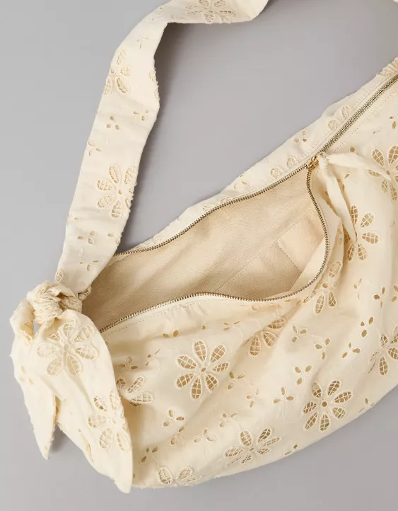American Eagle AE Eyelet Slouchy Hobo Bag