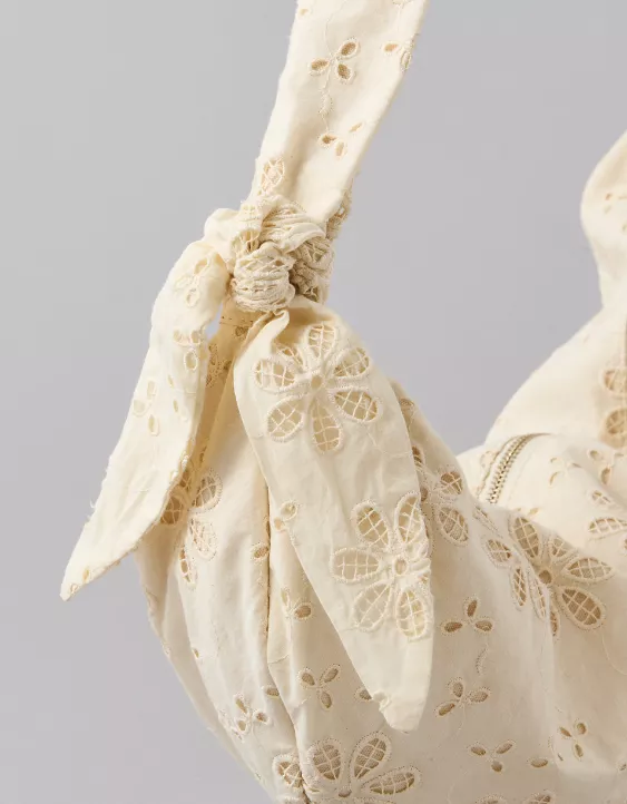 American Eagle AE Eyelet Slouchy Hobo Bag