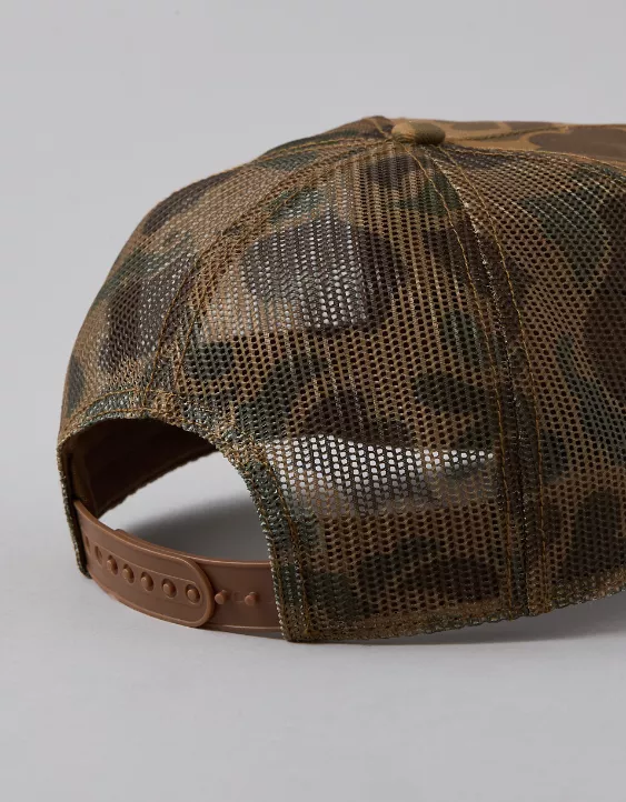 American Eagle AE Ford Camo Trucker Hat