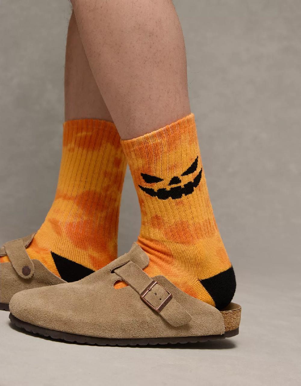 american eagle AE Halloween Terry Crew Socks