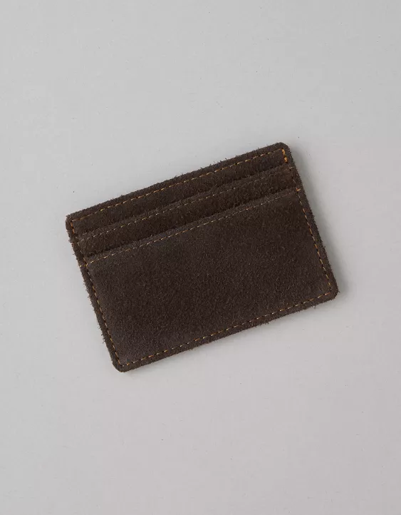 American Eagle AE Leather & Denim Cardholder