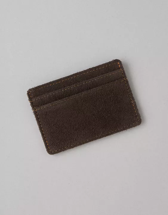 American Eagle AE Leather & Denim Cardholder