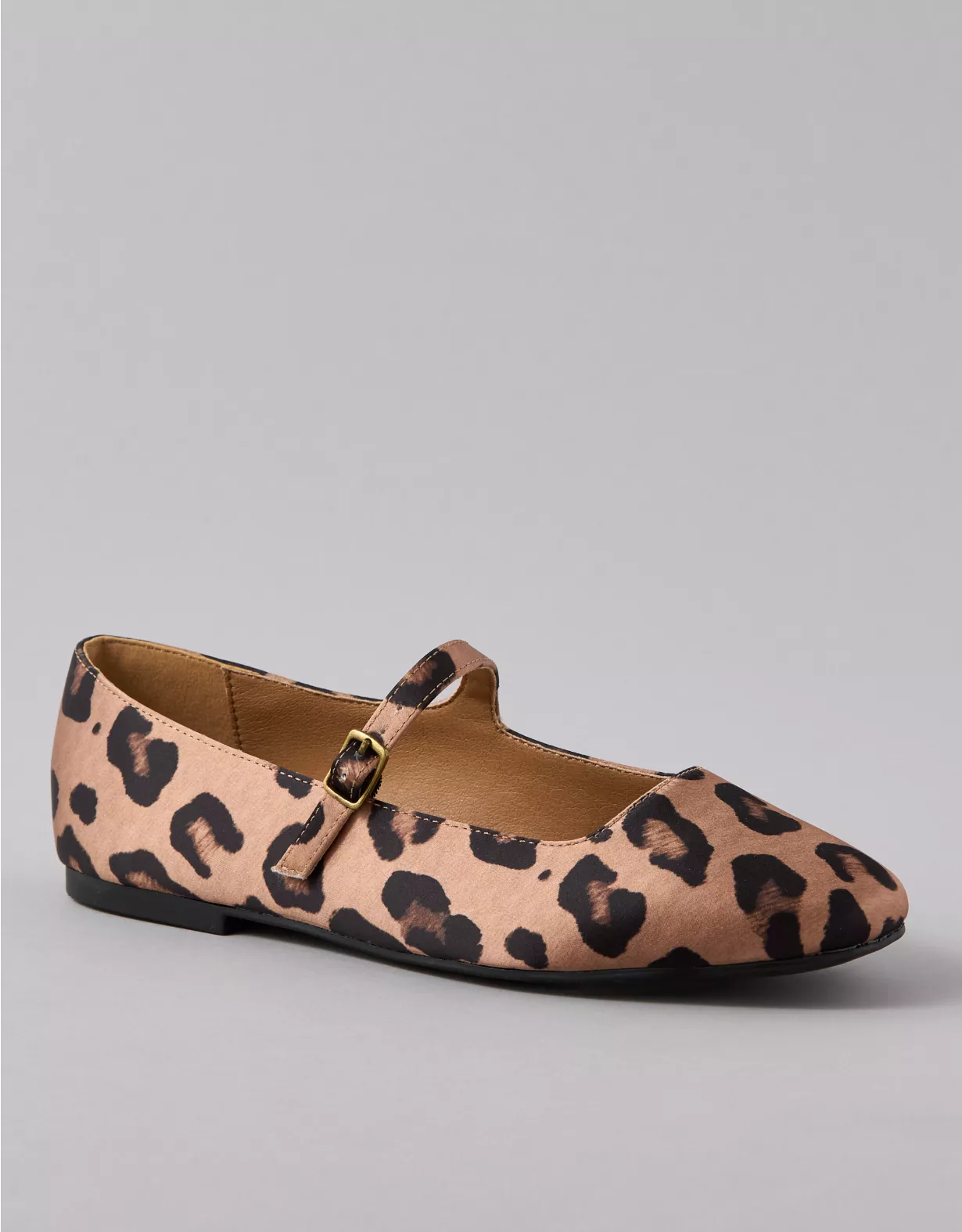 american eagle AE Leopard Mary Jane Flat