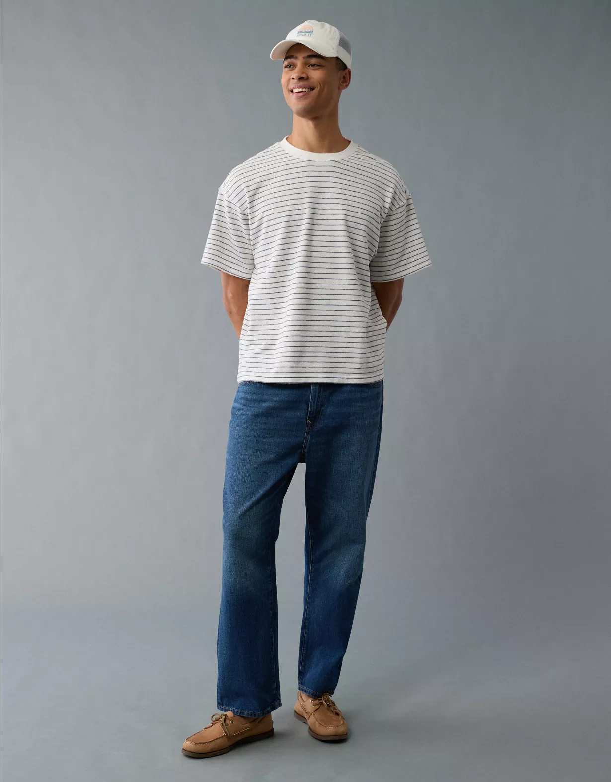 american eagle AE Lightweight Loose Jean