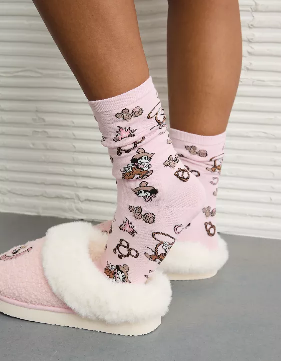 American Eagle AE Mickey Mouse Western Crew Socks