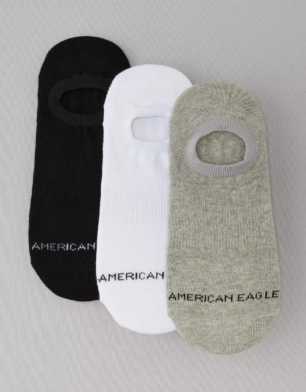 american eagle AE No-Show Socks 3-Pack