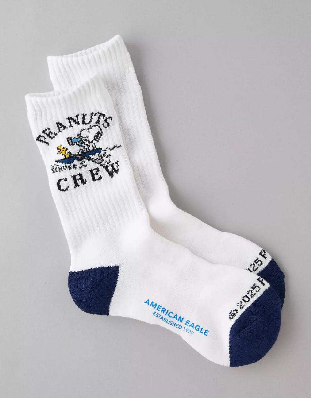 American Eagle AE Peanuts Terry Crew Socks