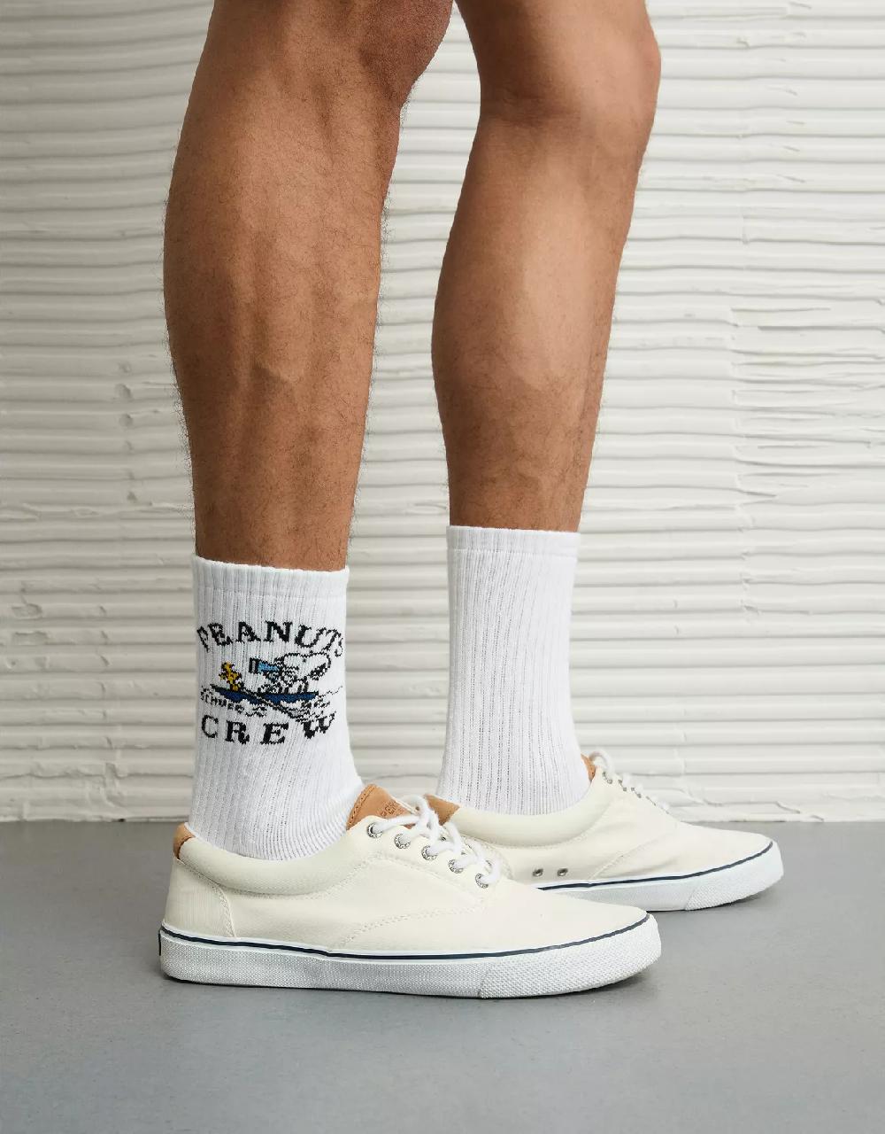 american eagle AE Peanuts Terry Crew Socks