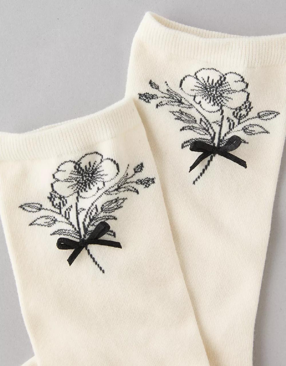 American Eagle AE Poppy Crew Socks