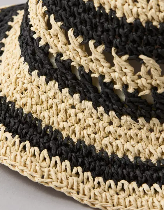 American Eagle AE Raffia Bucket Hat