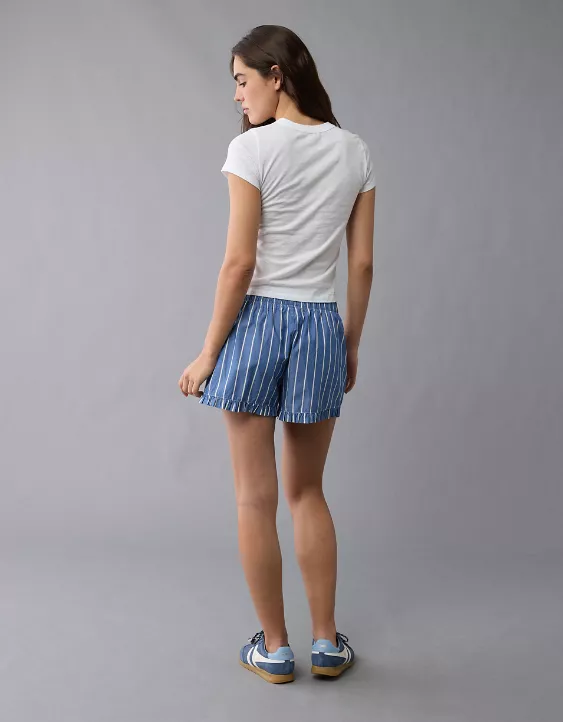 American Eagle AE Ruffle Boxer Sleep Short