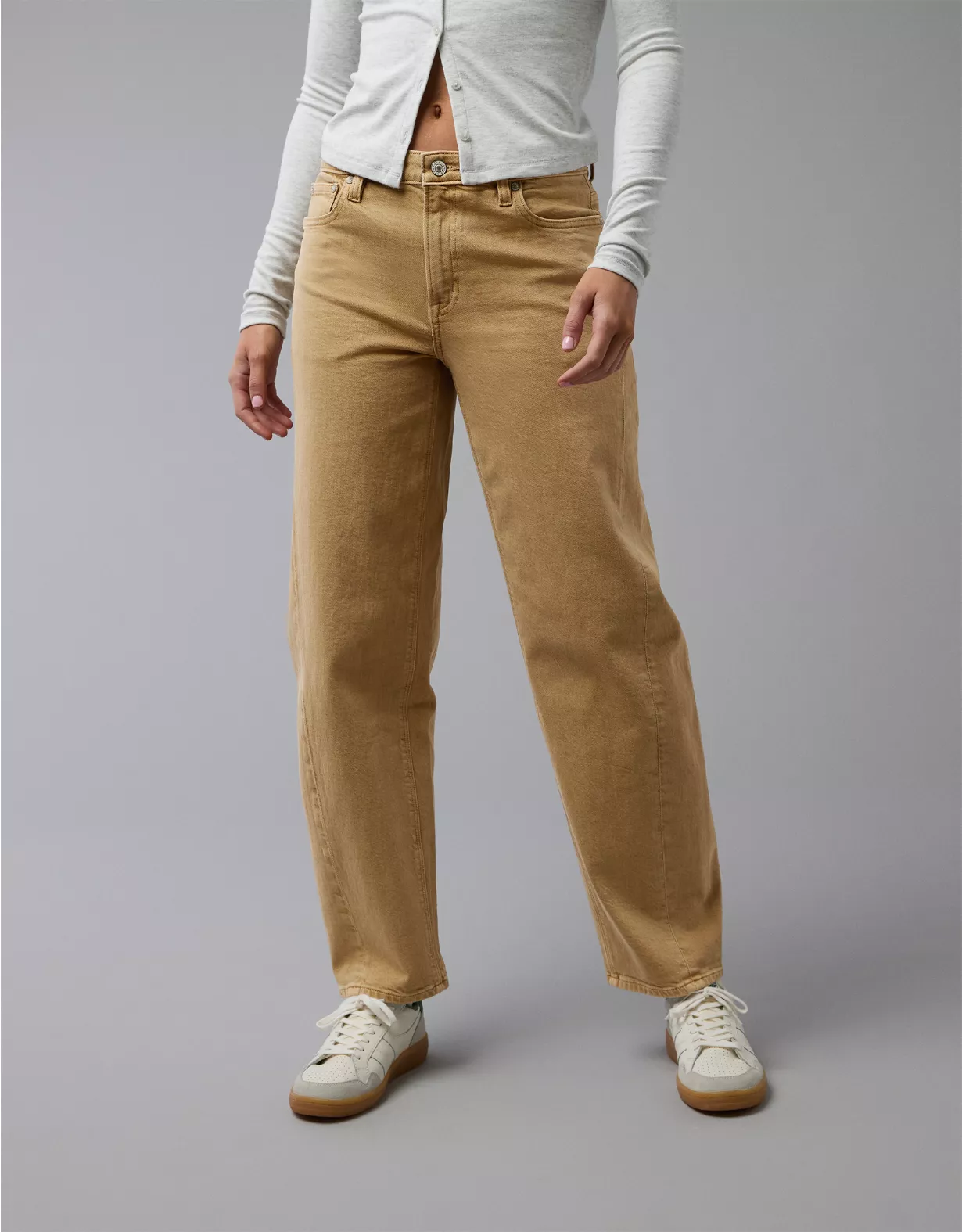 american eagle AE Stretch Barrel Jean