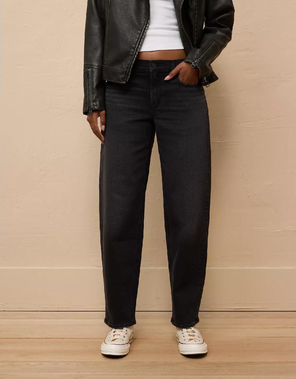 american eagle AE Stretch Barrel Jean