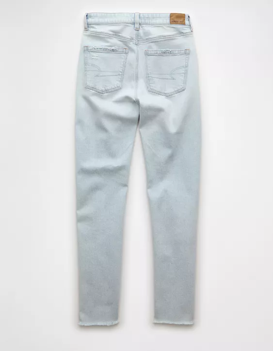 American Eagle AE Strigid Ripped Mom Jean